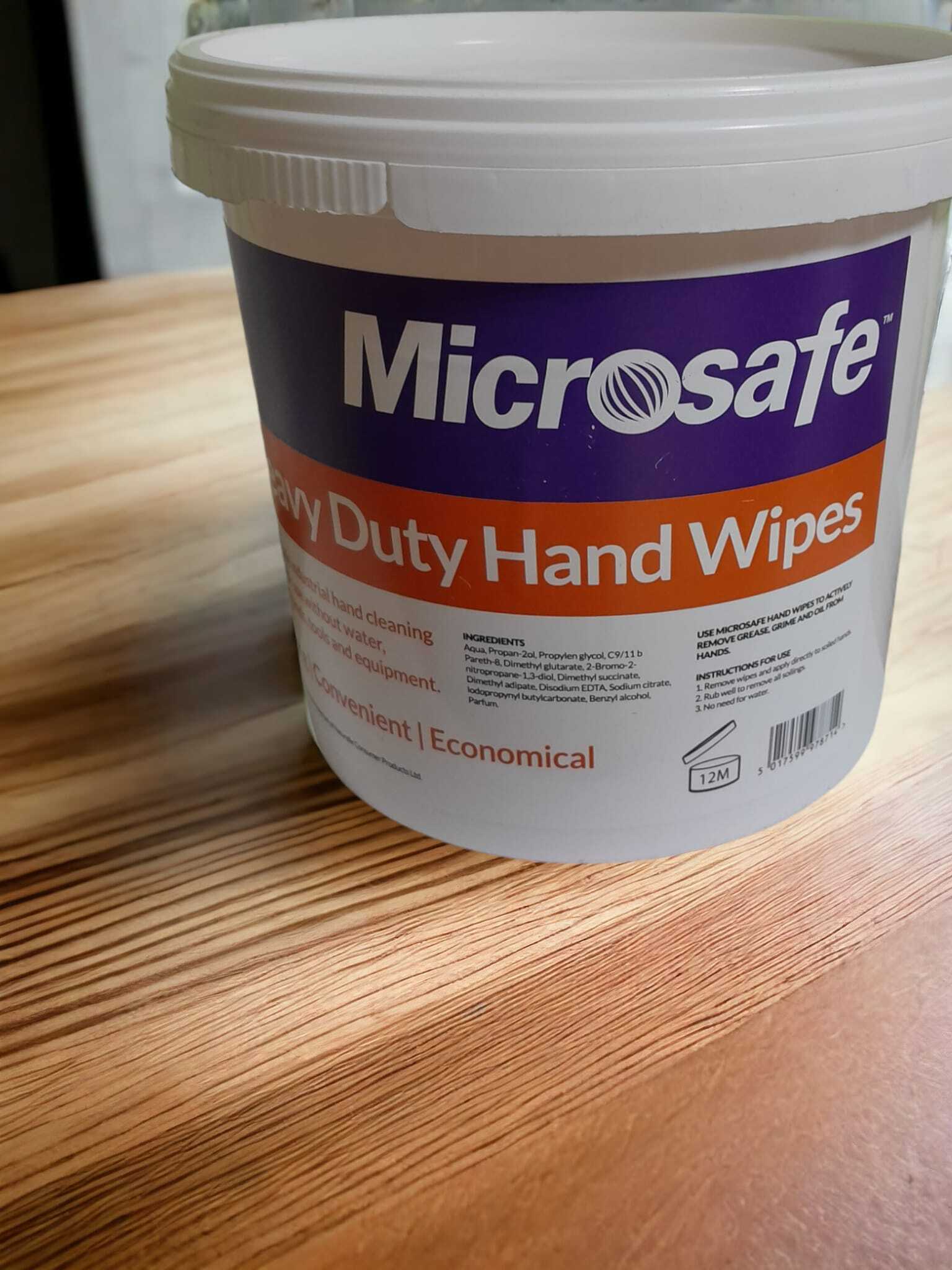 heavy duty hand cleaning wipes